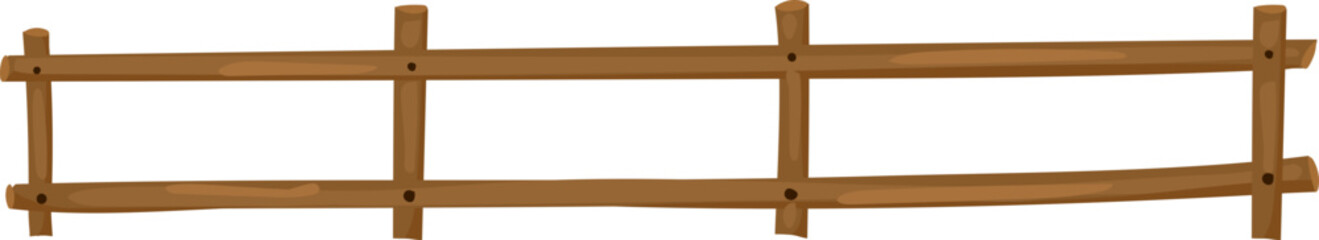 crisscross wooden fence vector icon for landscaping, garden barrier, or rustic outdoor design
