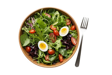 Healthy salad bowl with mixed greens full of nutrients