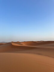 sand dunes in the sahara
