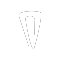 Paperclips Black Line