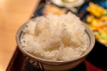 大盛りのご飯