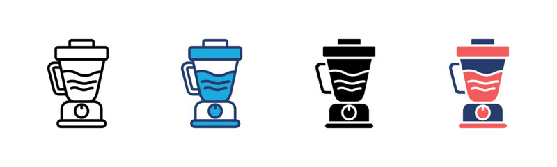 Smoothie icon sheet multiple style collection