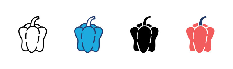 Pepper icon sheet multiple style collection