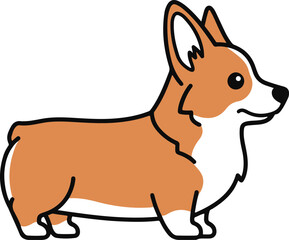 vector illustration of a dog