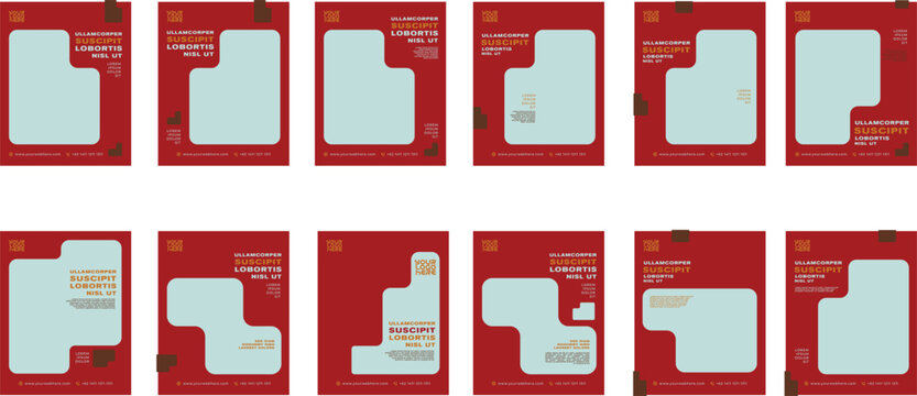 vector instagram post modern minimalist bento grid. style commercial instagram post. social media template banner blog fashion sale promotion. fully editable instagram and facebook 3:4 post