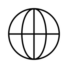 internet globe icon