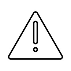 Error flat icon vector set, linear outline icon, minimal vector illustration for interface design