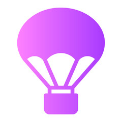 air balloon gradient icon