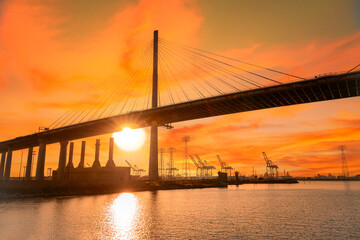 The Long Beach International Gateway Bridge
