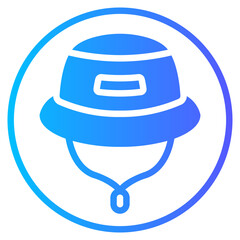 hat gradient icon
