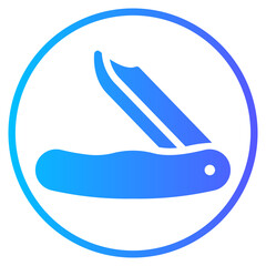 pocket knife gradient icon