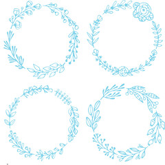 Beautiful flower art and mandala vector design