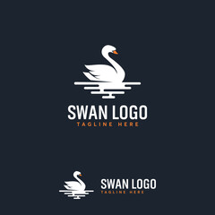 Elegant swan  design.
