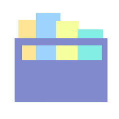 school tools icon illustration 