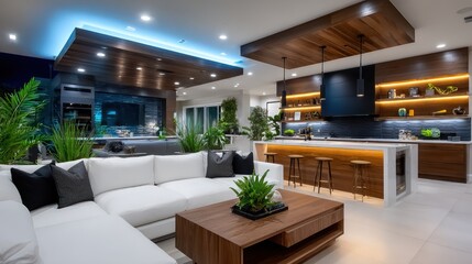 Modern open-plan living area (1)
