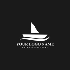 boat logo design,sailboat,marine vehicle,transportation,ship symbol,vector,silhouette,icon,design,illustration,badge,travel,ocean,symbol,sail,travel,cruise,yacht,graphic,wave,water,sign,sailorboat