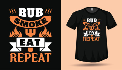 BBQ tshirt design graphic & vector