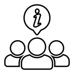 about us line icon design. about us thin black outline symbol vector illustration. editable stroke icon on transparent background.