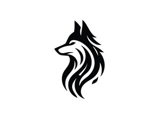 Tribal Wolf Head Design Vector Illustration