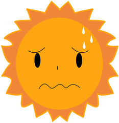 Fototapeta premium The scorching sun