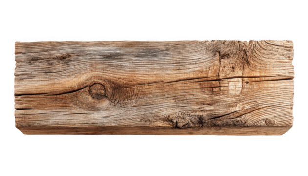 A weathered wooden log with intricate textures and natural patterns. resting on a neutral background. ideal for showcasing rustic design elements or nature-themed projects