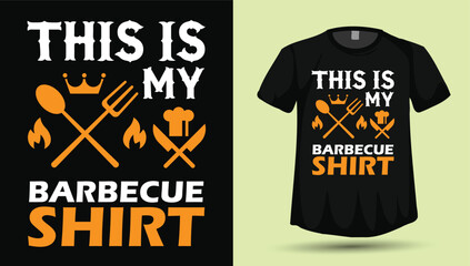 BBQ tshirt design graphic & vector