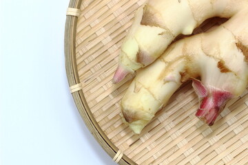 食卓を彩る新ショウガ、爽やかな香り