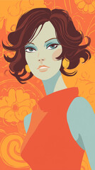 funky 70's female