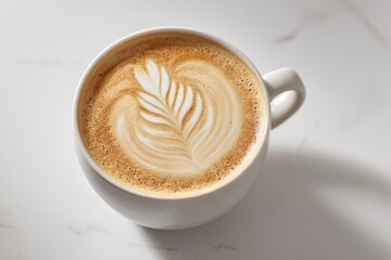 Crafting Latte Art Coffee Creation Cafe Setting Imagery Cozy Atmosphere Aesthetic Viewpoint