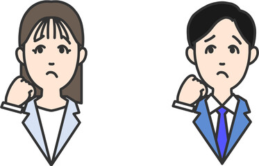 悩むビジネスマン