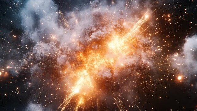 Implode Particle Effects 4K Videos