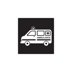 ambulance icon symbol sign vector