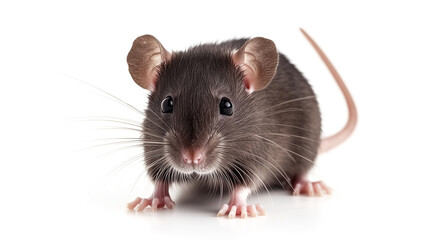 rat isolated on white background