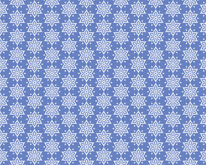 Abstract Blue Geometric Seamless Pattern background design
