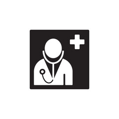 doctor icon symbol sign vector