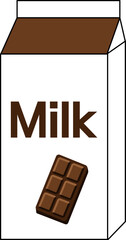 Chocolate milk illustration
