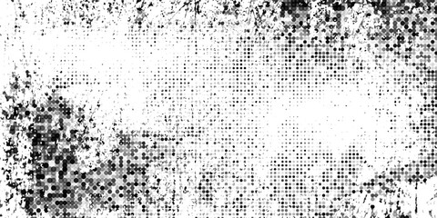 Abstract halftone gradient texture. Vanishing polka dot modern art simple