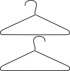 hanger isolated on white background