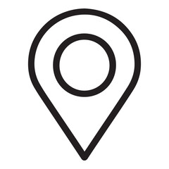 Location pin icon to use for destination and map designs