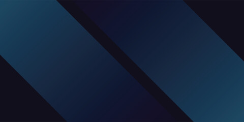 Obraz premium Minimalist deep blue premium abstract background with luxury geometric dark shapes. Exclusive wallpaper design for poster, brochure, presentation, website etc. - Vector EPS