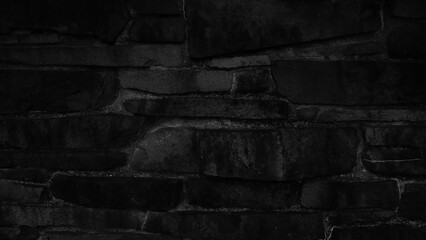 グレースケール　ストーンウォール　テクスチャー　背景素材