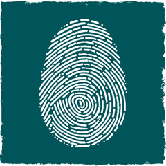 Fototapeta premium vector fingerprint