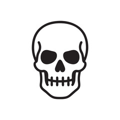 human skull vector