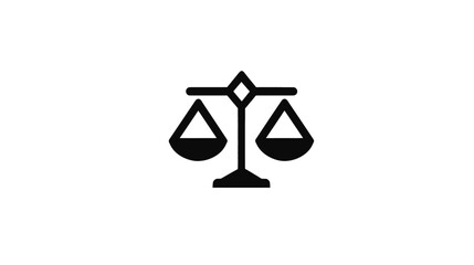 Scales of Justice: Icon for Law, Balance, and Equality