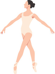 A ballet dancer is posing © Tri
