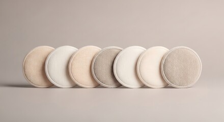 Cosmetic Pad Assortment in Neutral Tones