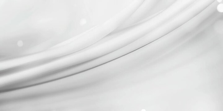 Elegant and modern abstract background featuring soft white fabric with glowing bokeh lights for design inspiration.