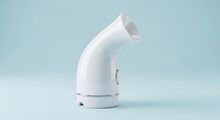 Facial Steamer Appliance on Blue Background