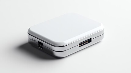 A compact booster with a minimalist, pebblelike design