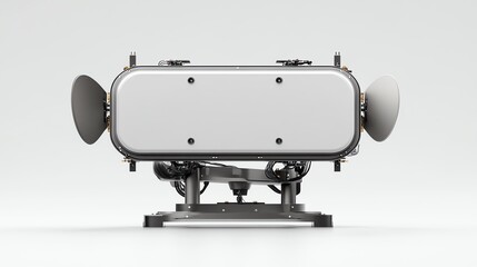 A compact booster with a unique folding antenna mechanism